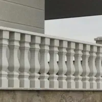 سنگ مصنوعی گلبرگدار نرده صراحی رزینی