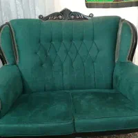 مبل هفت نفره و میز نهار خوری شیشه ای|مبلمان خانگی و میز عسلی|کاشان, قطب راوندی|دیوار