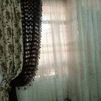 دو عدد پرده پزیرایی|پرده، رانر، رومیزی|نیشابور, شهید بهشتی|دیوار