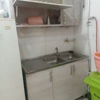کابینت و سینک ظرفشویی با شیر