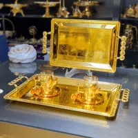 اِستکانُ نعلبکی اماراتی مدل گُلشیپوری وارداتیgold|ظروف سرو و پذیرایی|مشهد, سلام|دیوار