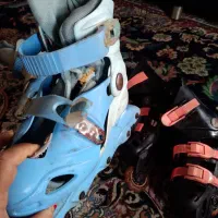 یک جفت اسکیت سالم  چهارچرخ|دوچرخه، اسکیت، اسکوتر|رشت, پاره بیجار|دیوار