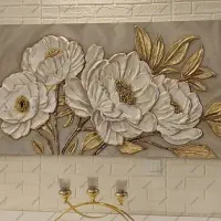 نقاشی گل برجسته