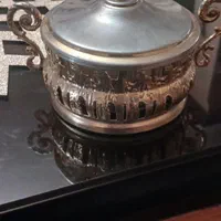 سینی برنجی،جای کاردوچنگال برنجی،قندان برنجی|کلکسیون اشیاء عتیقه|فردیس, شهرک وحدت|دیوار