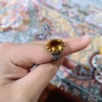 انگشتر سنگ اصل الکساندریت با رکاب نقره بسار زیبا