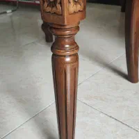 سرویس ناهارخوری ۸ نفره چوبی منبتکاری شده|میز و صندلی غذاخوری|پردیس, فاز ۸|دیوار