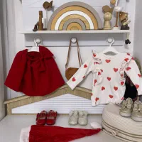 چند مدل لباس یلدایی و کریسمس مناسب ۱ تا ۲ سال