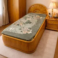 تخت یک‌نفره ۹۰×۲۰۰ همراه با تشک فوم سردوکفی تخت