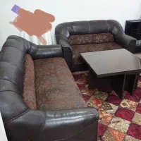 مبلمان چرم ۷ نفره کاملا سالم