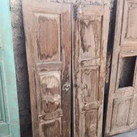 در چوبی عتیقه100 ساله برای بوم گرد|کلکسیون اشیاء عتیقه|کرمان, |دیوار