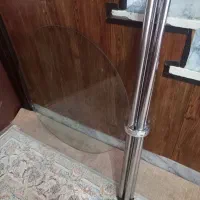 میز نهار خوری شیشه ای تاشو ۴ نفره|میز و صندلی غذاخوری|تربتحیدریه, شهرک ولیعصر|دیوار