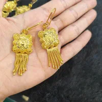 گوشواره نقره آبکاری طلا