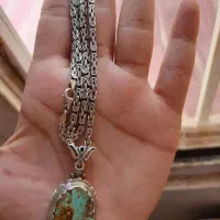 زنجیر پلاک. نقره اصل. وزنش ۴۳گرم