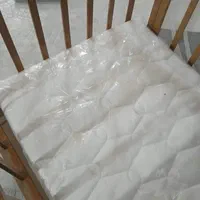 تخت 3 کاره کودک و نوزاد جنس چوب واقعی همراه تشک|تخت و صندلی بچه|آستارا, |دیوار