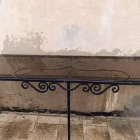 میز فرفروژه با شیشه ی دودی عسلی|میز و صندلی غذاخوری|تهران, سلسبیل جنوبی|دیوار