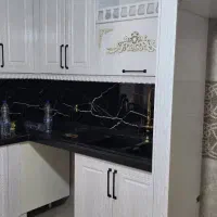 کابینت مبران سفید صدفی با رگه طلایی|مصالح و تجهیزات ساختمان|پاکدشت, خاتون آباد|دیوار