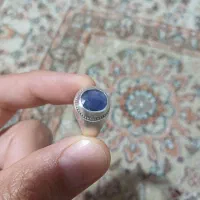 انگشتر یاقوت کبود مردانه