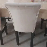 میز ناهارخوری ۸ نفره درب دار (محفظه) با ۸صندلی