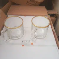 لیوان لب طلا