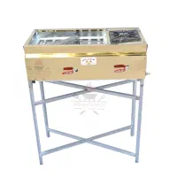 باربیکیو گازی استیل طلایی کبابپز گازی پایه چدن