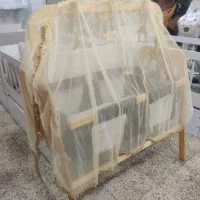 تخت کنار مادر تک نوزادی گهواره دار سیسمونی|تخت و صندلی بچه|مشهد, توس (بلوار توس)|دیوار