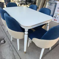 میز نهار خوری 6نفره در حد نو در گتوند