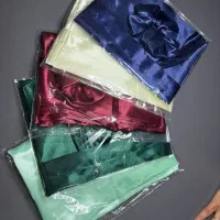 روبالشتی و کش مو  ساتن|رختخواب، بالش، پتو|کرمان, |دیوار