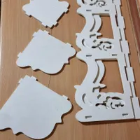 شلف کنج چهار هرمی|کتابخانه، شلف، قفسه‌های دیواری|بندر انزلی, میان پشته|دیوار
