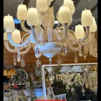 لوستر نو بلور استاتیک کریستالی