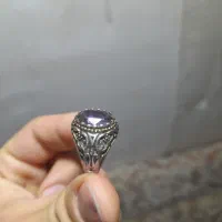 انگشتر نقره زیبا نگین توپاز|جواهرات|نجف‌آباد, یزدانشهر|دیوار