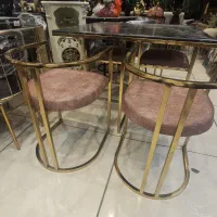 میز و صندلی غذا خوری نهار خوری پشت دار