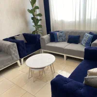 مبل میز وسط و عسلی ب همراه اباژور کاملا سالم