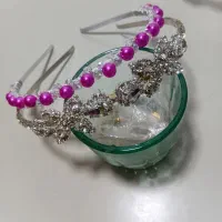 سفارش انواع تل کریستال و تاج و سنجاق شینیون