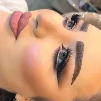 میکاپ و شنیون جفتش ۵۰۰