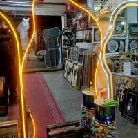 آینه دفرمه نئون دار ارسال رایگان|آینه|یاسوج, |دیوار