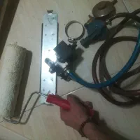 ابزارآلات،شلنگ، ماسه، اجاق وسایل کار