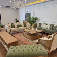 مبلمان منبتی زمرد لگنی مبل ابزاری فرانسوی اقساطی|مبلمان خانگی و میز عسلی|مشهد, گرجی علیا|دیوار