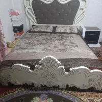 تخت همراه تشک و روتختخی|تخت و سرویس خواب|اردبیل, |دیوار