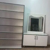 کنسول آینه  قفسه  کمد دو در کوچیک