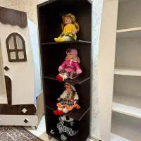 دکور ام دی اف قفسه ویترین کتابخانه