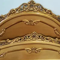 تخت خواب دونفره تمام چوب