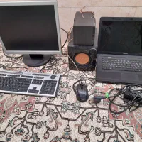 مانیتور وکیبورد و لبتاب سالم