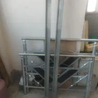 تخت خواب فلزی یک نفره و دو عدد کف تخت|تخت و سرویس خواب|بیرجند, |دیوار