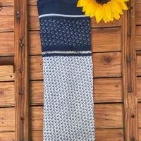 مینی اسکارف میکس سفید و سرمه ای|لباس|تهران, فلسطین (میدان انقلاب)|دیوار