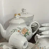 قوری ۶عدد استکان نعلبکی چینی حمید حراج زیر قیمت|حراج|قم, پردیسان|دیوار