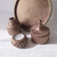 سینی قندان گلدان مناسب ارزان هدیه کودک وارمر شمع|صنایع دستی و سایر لوازم تزئینی|تهران, اقدسیه|دیوار