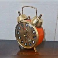 ساعت رومیزی وتلفن دکتری کتاب هادرسی قدیمی|کلکسیون اشیاء عتیقه|اراک, |دیوار