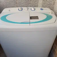 ماشین لباسشویی دوقلو کاملا سالم  وتمیز