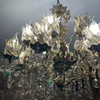 لوستر برنج با ضمانتنامه|لوستر و چراغ آویز|تهران, طرشت|دیوار