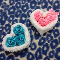 گل قلبی خوشکل